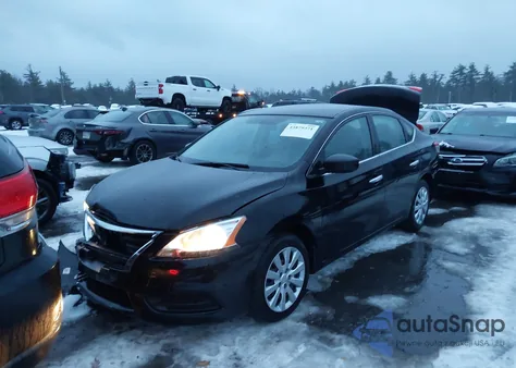 2015 Nissan Sentra S from USA, damaged, VIN 3N1AB7AP3FY234332
